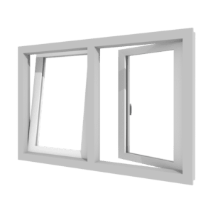 Draaikiepraam | 2 vakken | pvc